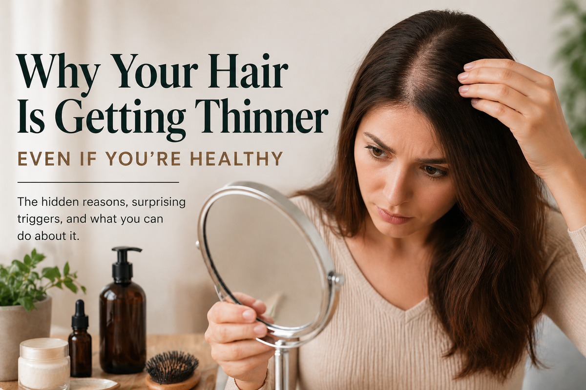 Why Your Hair Is Getting Thinner Even If You’re Healthy
